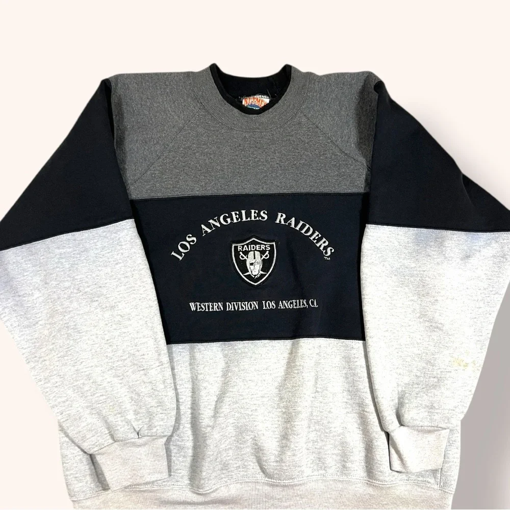 Vintage Nutmeg LA Raiders, NFL, Crewneck Sweatshirt - Picture 5 of 6